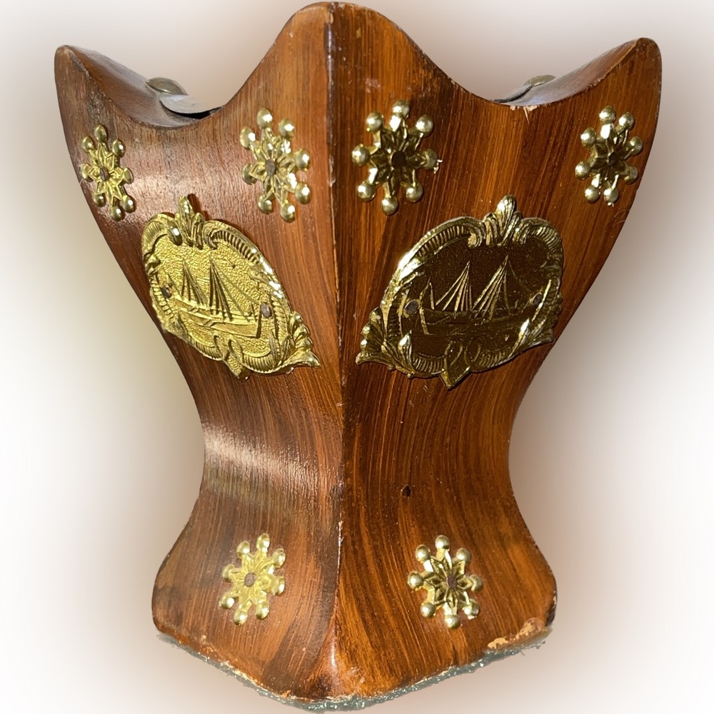 🌟 Exquisitely Made In Pakistan  Incense Burning Holder Wood  5” Tall 💥
